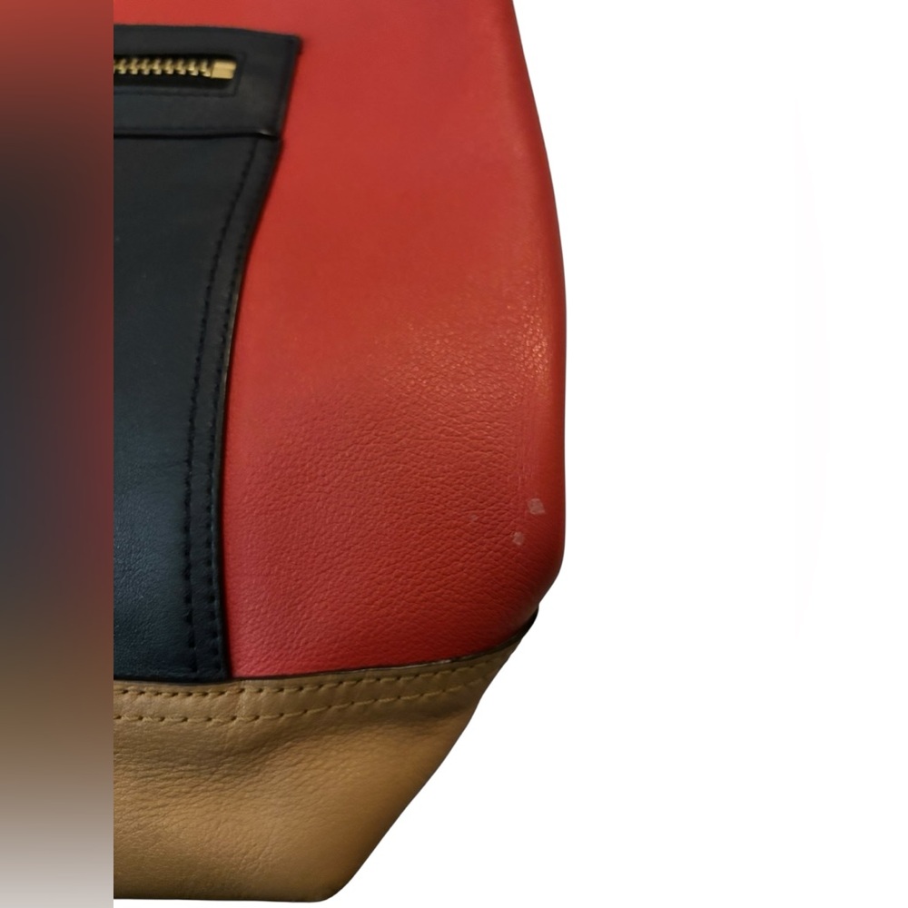Coach | color block leather tote bag - Picture 4 of 10